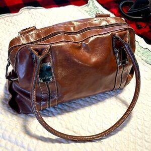 Tan Nine West Satchel